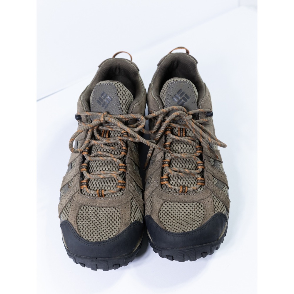 Columbia Redmond Mens Hiking Shoes Brown Orange Low Top Trail BI3937-227 11.5 W
